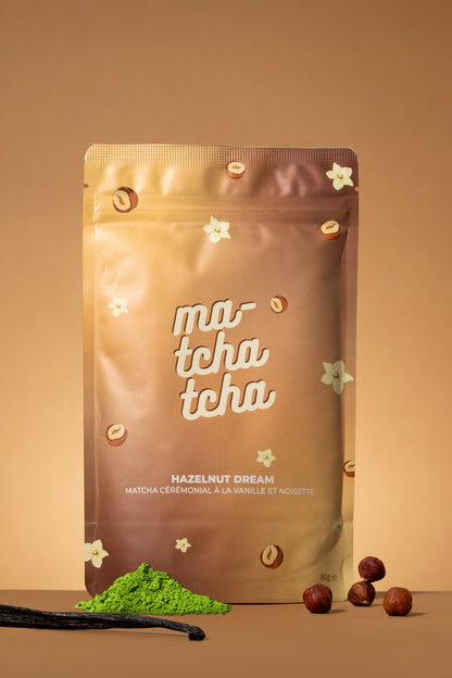 Hazelnut Dream 🌰🍦 – Matcha Cérémonial Vanille & Noisette