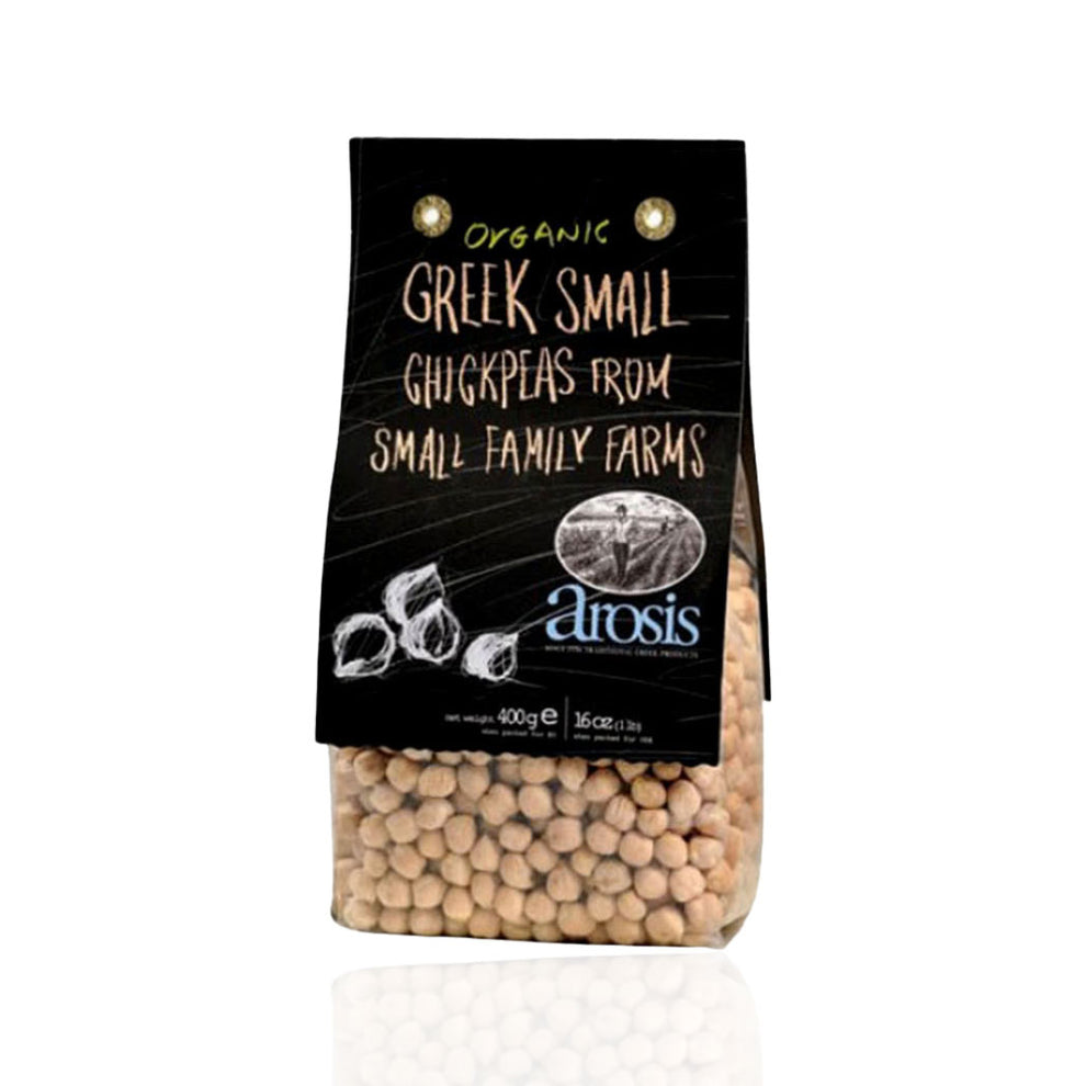 🌿 Petits pois chiches grecs de Grevena BIO – 400 g
