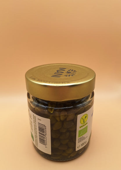 🌿 Câpres à l’Huile d’Olive BIO – 180g | Mani, Péloponnèse