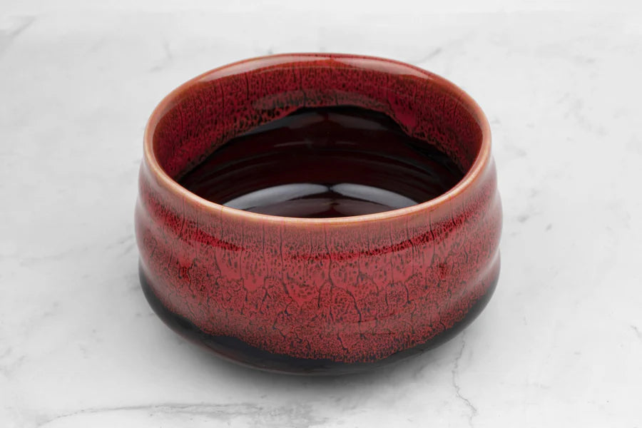 Bol Chawan traditionnel en porcelaine – Série « Érable Japonais » Kumiko Matcha