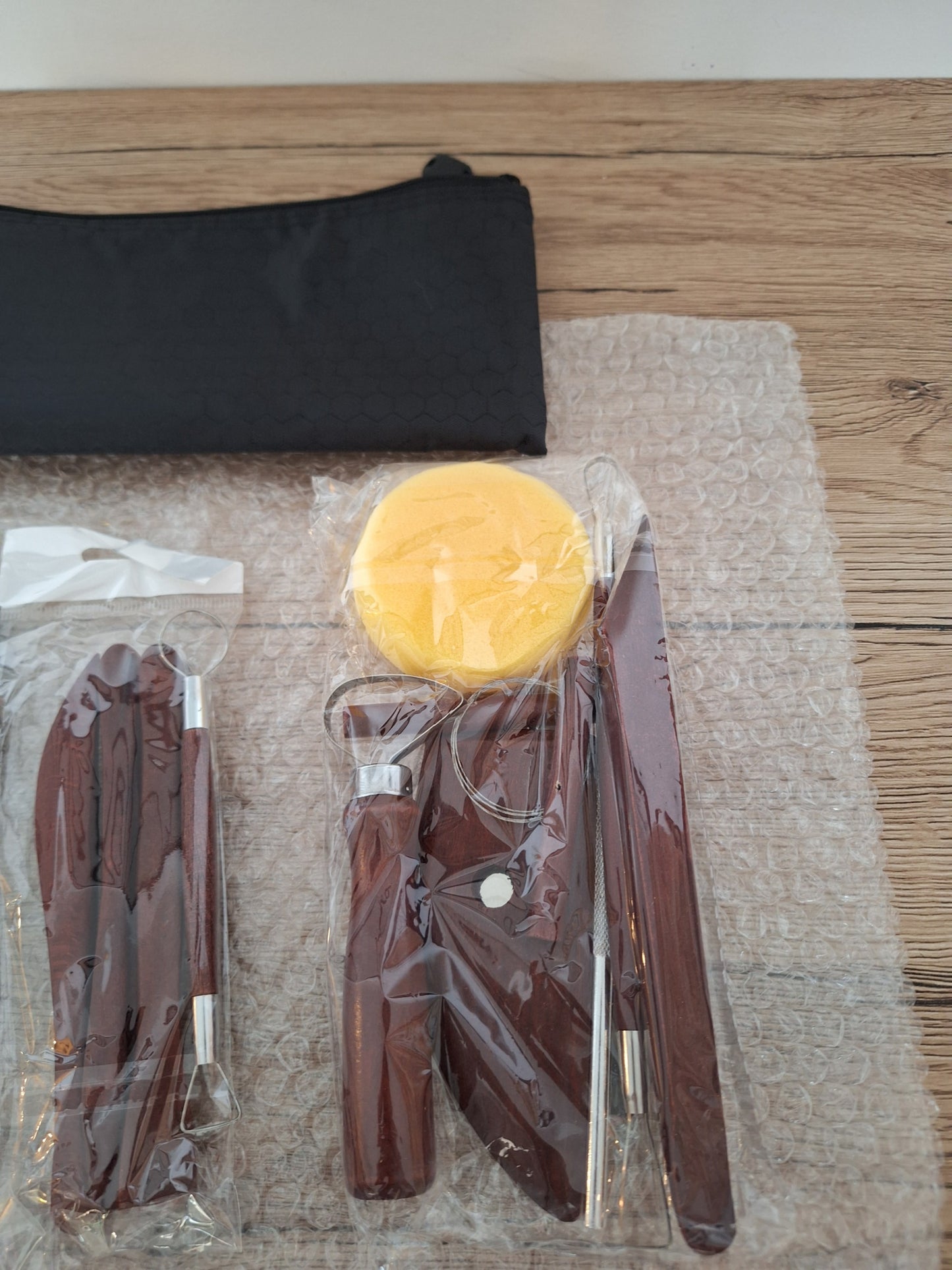 23 Piece Wooden Pottery Tool Kit – Unlimited Sculpting &amp; Creation