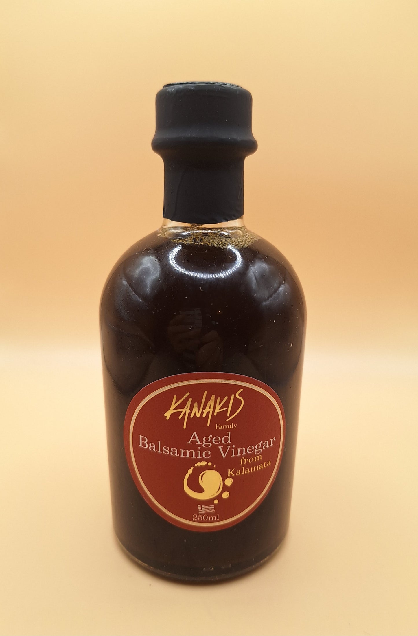 🍇 Vinaigre Balsamique 4 Ans d’Âge – 200 ml Vieilli en fûts de chêne • Raisins 100% grecs • Intensité & finesse
