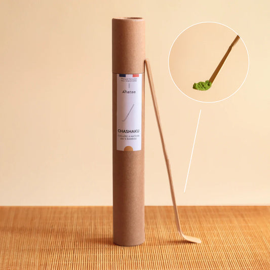 🍃✨ Chashaku Traditionnel – Cuillère en Bambou pour Matcha (Anataé) ✨🍃