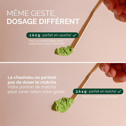 🍃✨ Chashaku Traditionnel – Cuillère en Bambou pour Matcha (Anataé) ✨🍃