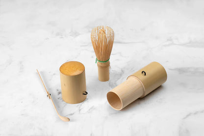 Mini set de voyage matcha en bambou – Artisanat japonais - Kumiko Matcha