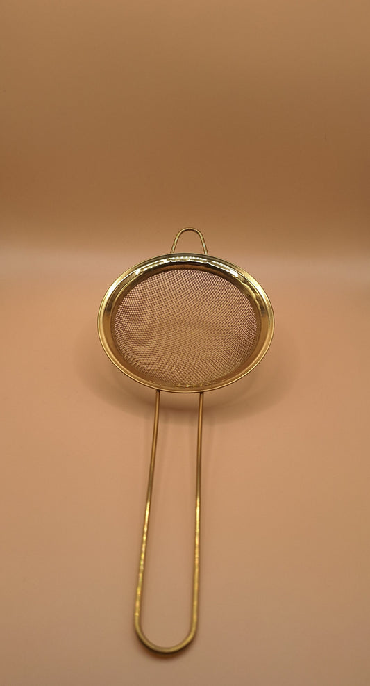 ✨ Tamis à Matcha – Acier Inox Doré