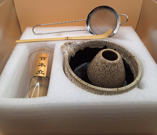 🐉🪨 Set Matcha “Kokyu no Tamago” 呼吸の卵 – L’Œuf du Souffle Ancien (Frère sacré du célèbre Ryū no Tamago 竜の卵)