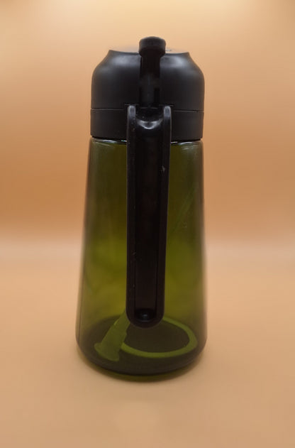 🌿 Bouteille 2-en-1 Huile d’Olive – Spray & Verseuse en Verre