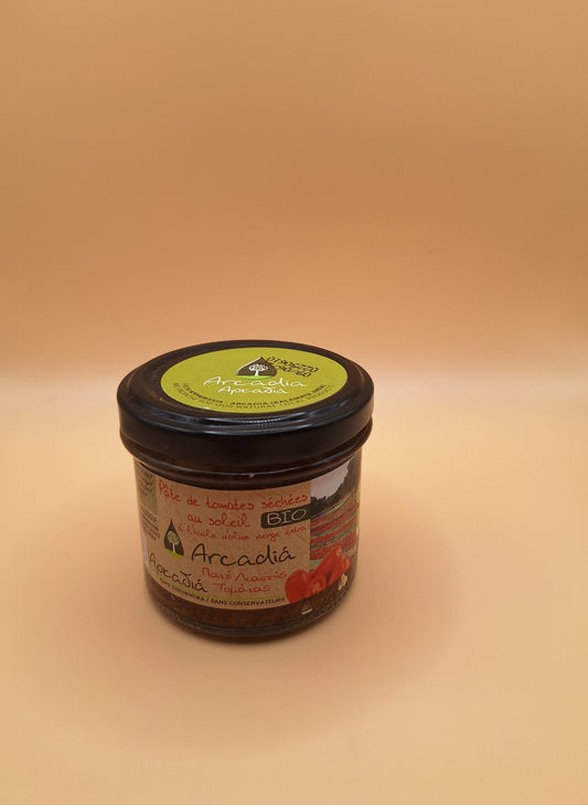 🌞 Purée de Tomates Séchées BIO – 100g Produit Grecque