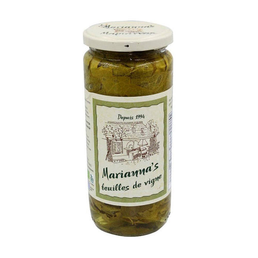 🇬🇷 Feuilles de Vigne BIO de Grèce – MARIANNA’S – Bocal 410 g