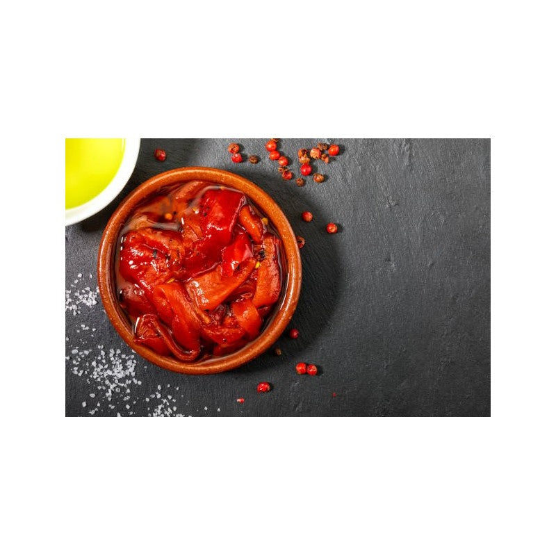 🌶️ Julienne de Poivrons Rouges de Florina  100% BIO – Naoumidis · 235 g ✨ Les meilleurs poivrons du monde