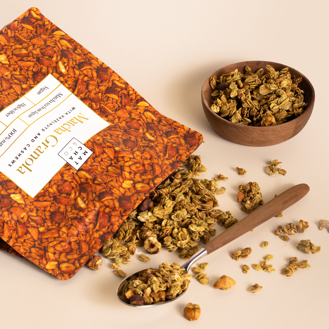 Granola Matcha – 350 g - Vegan 🌱 Matcha & Co