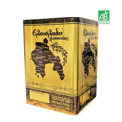 Huile d’olive vierge extra BIO Kanakis – AOP Kalamata – 16 L