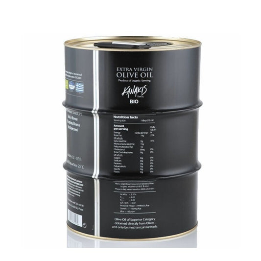 Huile d’olive vierge extra BIO Kanakis – AOP Kalamata – 5 L