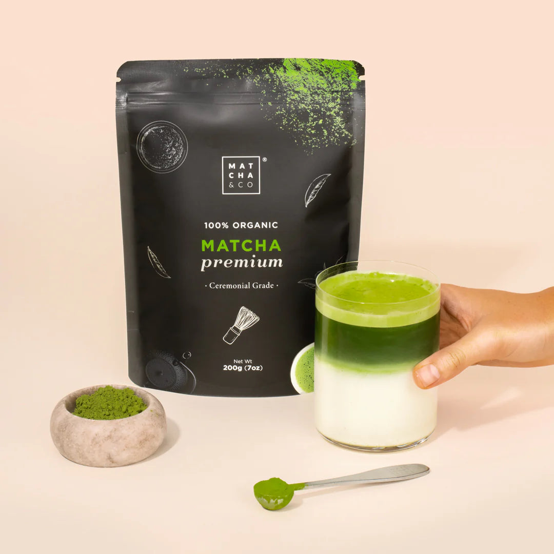 🌱 Thé Matcha Cérémonial Premium – Poudre de Thé Vert 100% Biologique – Matcha & Co