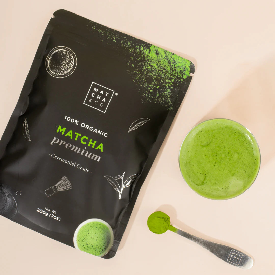 🌱 Thé Matcha Cérémonial Premium – Poudre de Thé Vert 100% Biologique – Matcha & Co