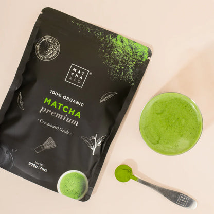 🌱 Thé Matcha Cérémonial Premium – Poudre de Thé Vert 100% Biologique – Matcha & Co