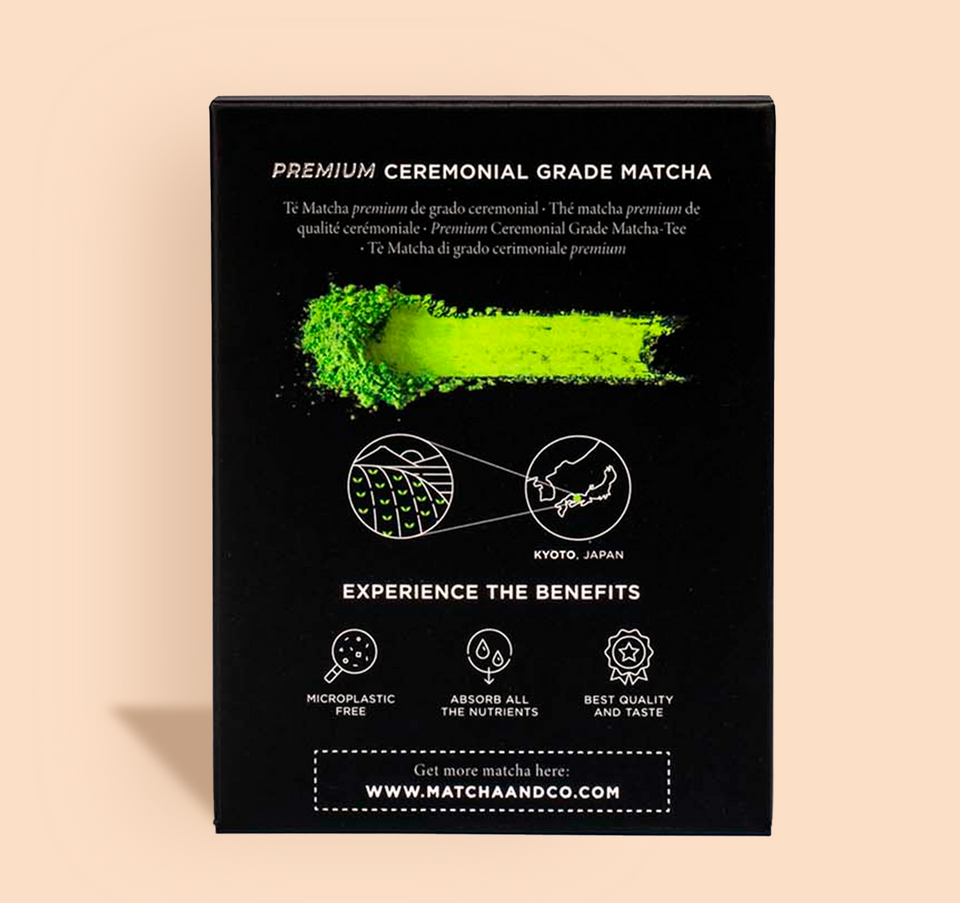 🍵 Matcha Cérémonial Premium To Go – 18 dosettes nomades | Matcha & Co - 100% Bio