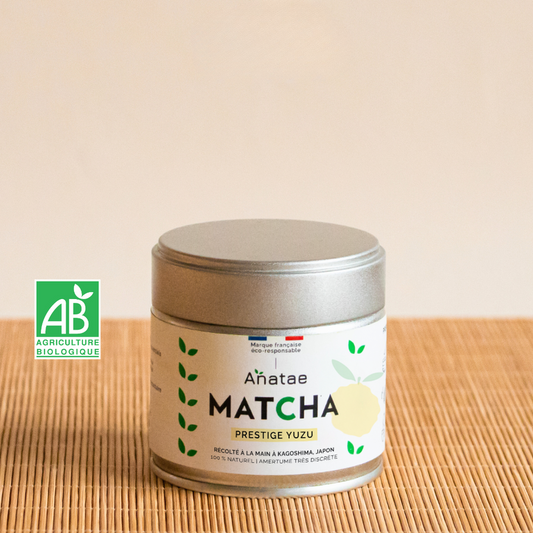 🌿✨ Thé matcha Prestige Yuzu 100% Bio – Anataé