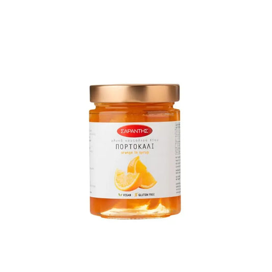 🍊 Orange Confite de Grèce – Sarantis – 453 g (Produit de Chios ) Gluko toy koutaliou