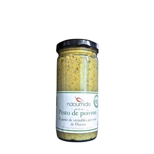 🔥 Pesto de Poivron de Florina grecs BIO Naoumidis – 250 g
