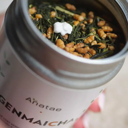 🌾 Thé Genmaicha Japonais – Anataé · Le thé “pop-corn” doux & réconfortant du Japon 🍃 90g