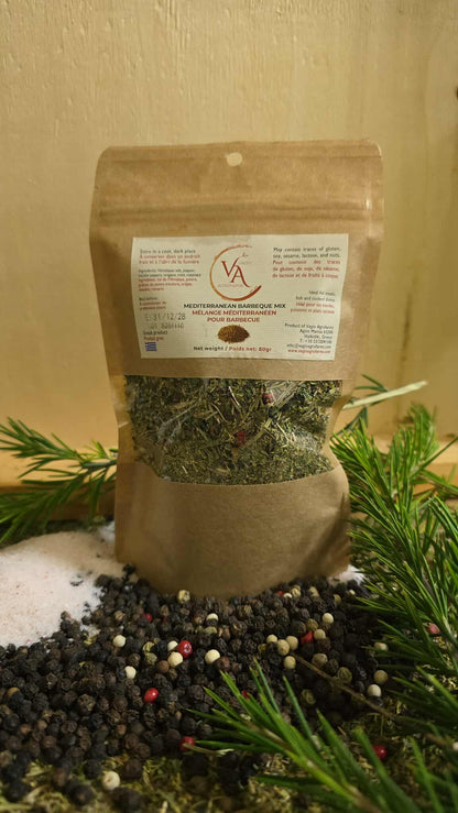 🔥  Mélange Méditerranéen grec pour Grillades - Certifié  Premium AAA 80gr