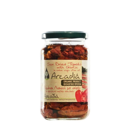🍅 Tomates Séchées à l’Huile d’Olive & Ail BIO – 330g