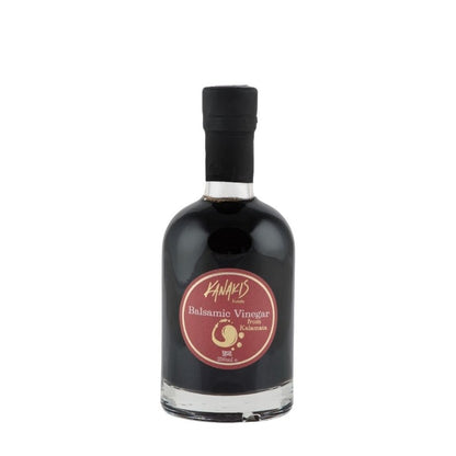 🍇 Vinaigre Balsamique 4 Ans d’Âge – 200 ml Vieilli en fûts de chêne • Raisins 100% grecs • Intensité & finesse